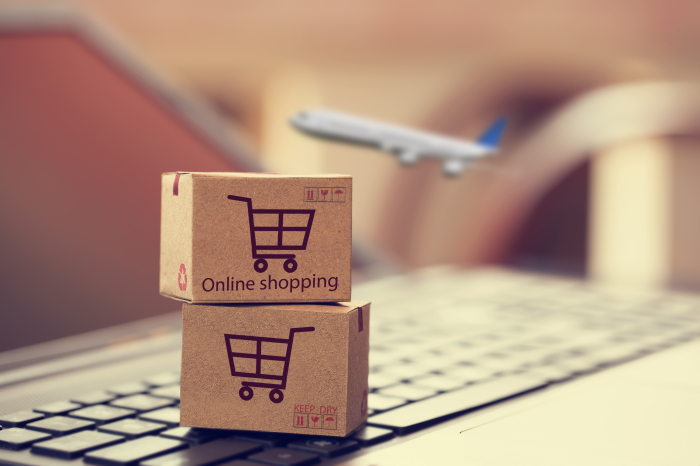 Cardboard boxes of an online shopping concept (Courtesy of Getty Images)