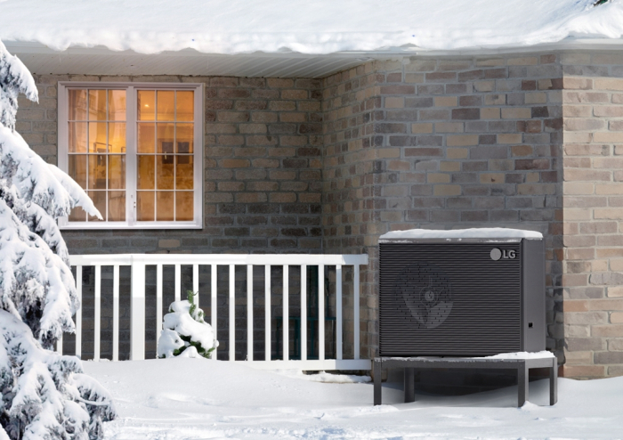 LG's new Therma V R290 Monobloc heat pump model