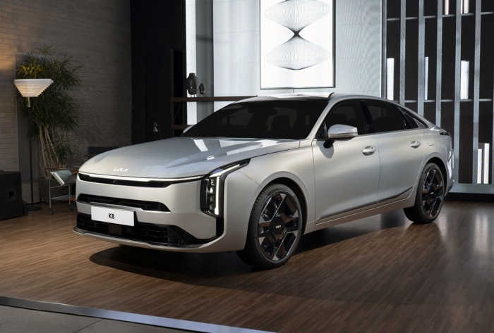 The new Kia K8 sedan