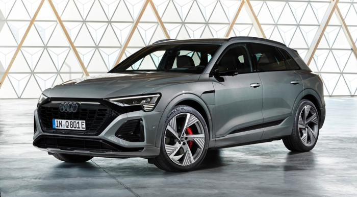The　Audi　Q8　e-tron　(File　photo　by　Audi　Korea)