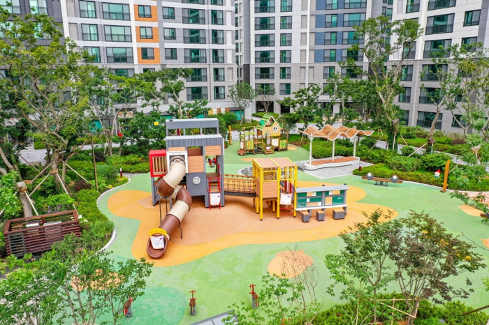 A　playground　by　Dawon　for　a　residential　complex　in　Seoul　(File　photo　by　Dawon)