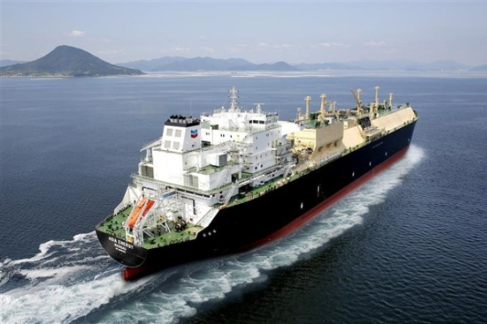 A 160,000-cubic-meter LNG carrier that HD Hyundai Marine Solution will modify for Chevron