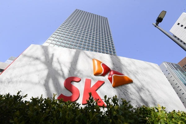 SK's headquarters in Seoul (Courtesy of Yonhap)