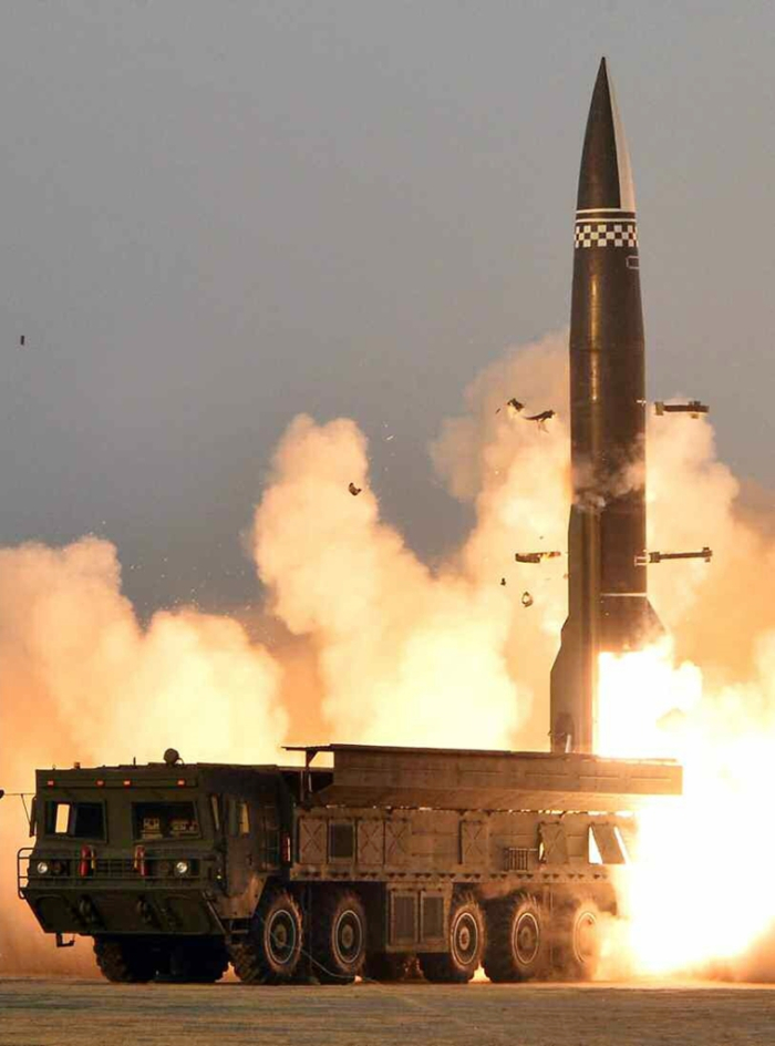 North Korea test-fires a ballistic missile off Its East Coast