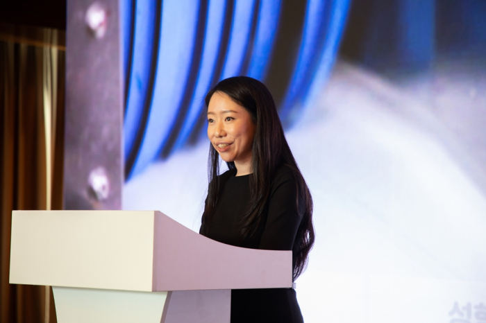 Alina　Shin,　CEO　of　CU　Central　Asia　(CACU),　a　joint　venture　between　Kazakhstan's　Shin-Line　and　Korean　retail　giant　BGF　Retail's　CU