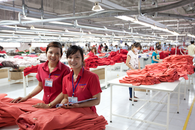 Korean OEM apparel maker Hansae's plant in Vietnam