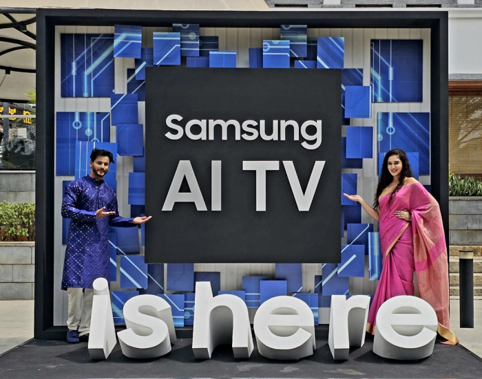 Samsung　unveils　its　latest　AI　TV　lineup　in　India　in　April