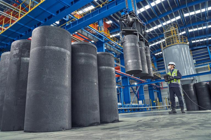 POSCO　Future　M's　anode　factory　(File　photo　by　POSCO　Future　M)