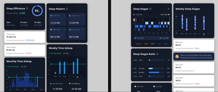 Asleep's　sleep　tracking　API　(Screenshot　captured　from　Asleep　website) 