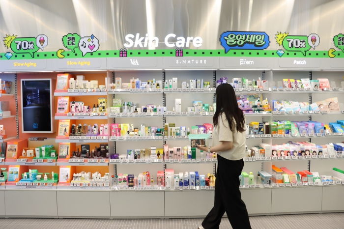A CJ Olive Young outlet in Gwangju, South Jeolla Province