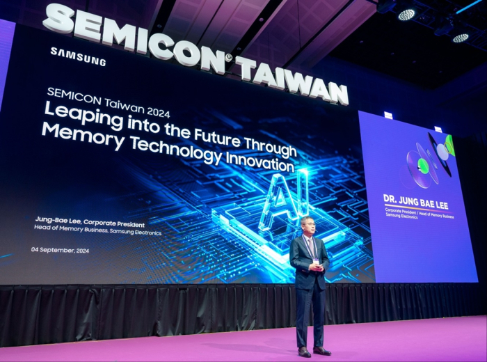 Samsung memory business chief Lee Jung-bae at Semicon Taiwan 2024