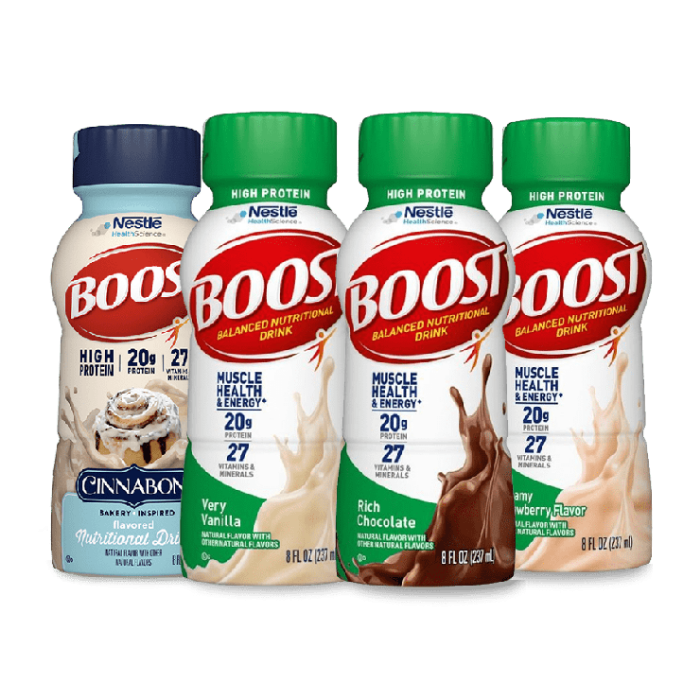 Nestle's　nutritional　shake　brand　Boost 