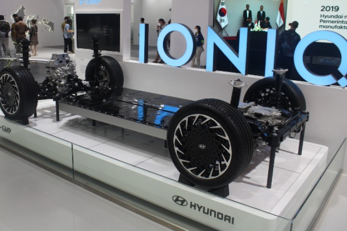 Hyundai Motor's dedicated battery electric vehicle platform, E-GMP (Courtesy of Wikipedia)
