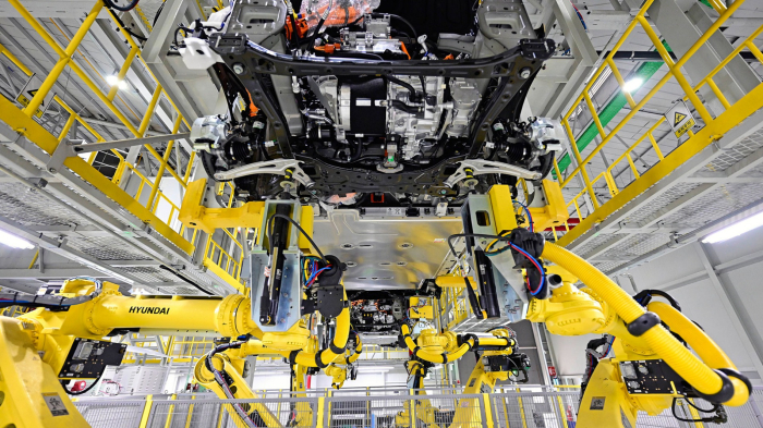 Production line at the EVO Plant (Courtesy of Kia)