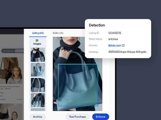 MarqVision’s　new　generative　AI　product　Marq　AI　detects　counterfeits　(Captured　from　MarqVision’s　website)