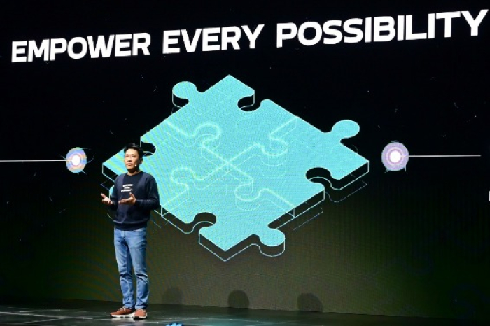 Kim Dong-myung, CEO of LG Energy Solution, unveils the company's long-term business goal on Oct. 7, 2024 in Seoul (Courtesy of LG Energy Solution)