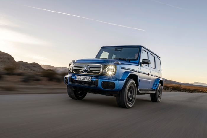 The G 580, Mercedes-Benz’s electric G-Class SUV (File photo by Mercedes-Benz)