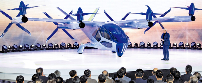 Hyundai chief designer Luc Donckerwolke unveils S-A2, Supernal's upgraded eVTOL flying-car concept at CES 2024