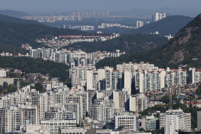 Apartment buildings in Seoul (Courtesy of News1 Korea)