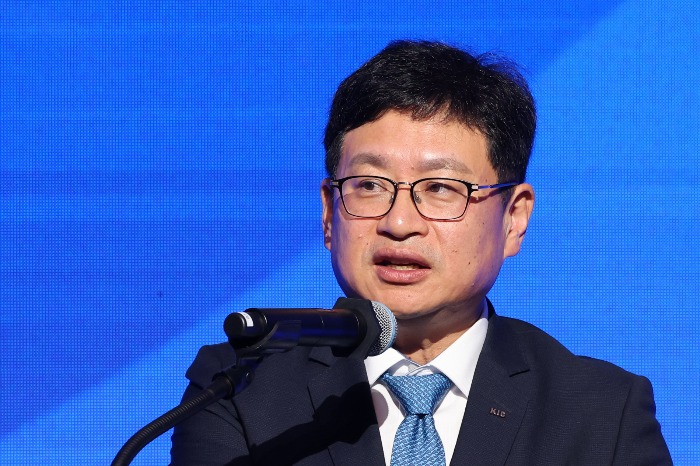 Park Il Young, chief executive of KIC, speaks at ASK 2024 conference on Oct. 16, 2024