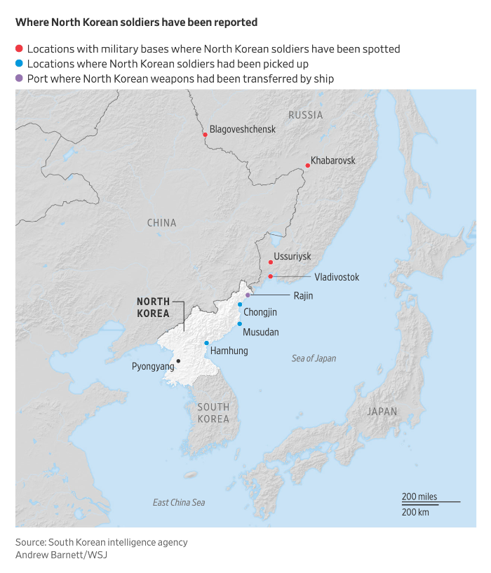North Korean Troops Train in Russia as Moscow Deepens War Coalition