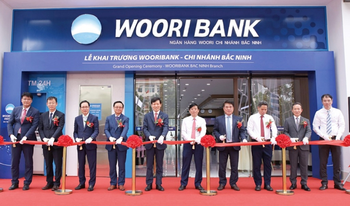 A　Woori　Bank　branch　in　Vietnam　(File　photo　by　Woori　Bank)