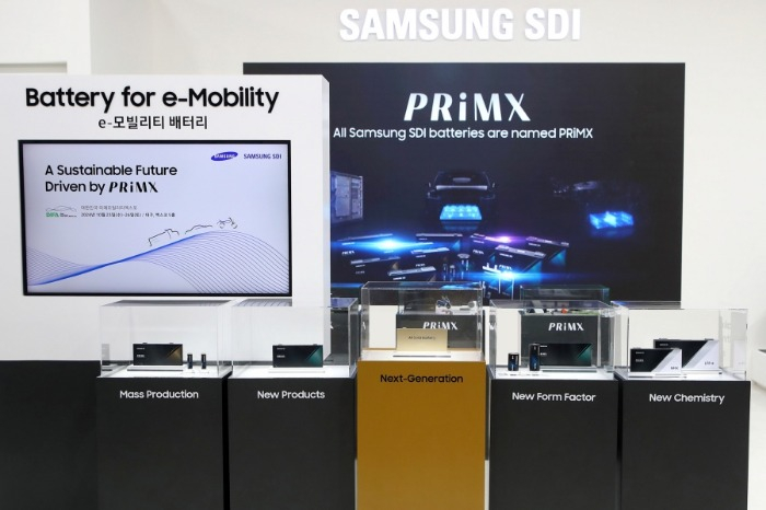 Samsung　SDI　displays　the　PRiMX　battery　lineup　at　its　booth　at　DIFA　2024　(Courtesy　of　Samsung　SDI) 