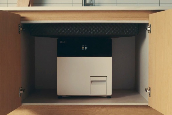 A food waste disposer that LG Electronics is set to launch in 2025