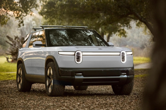 The Rivian R2 electric SUV, to be equipped with LG Energy batteries (File photo downloaded from Rivian’s website)