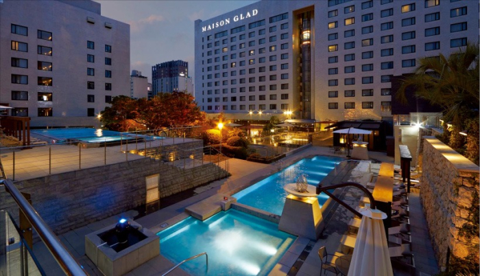 Maison Glad on Jeju Island, South Korea. DL Group plans to sell the tourist hotel along with two business hotels in Seoul (File photo)