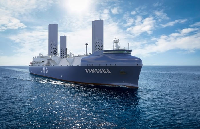 Samsung　Heavy　gets　AIP　for　wing　sails　of　LNGC