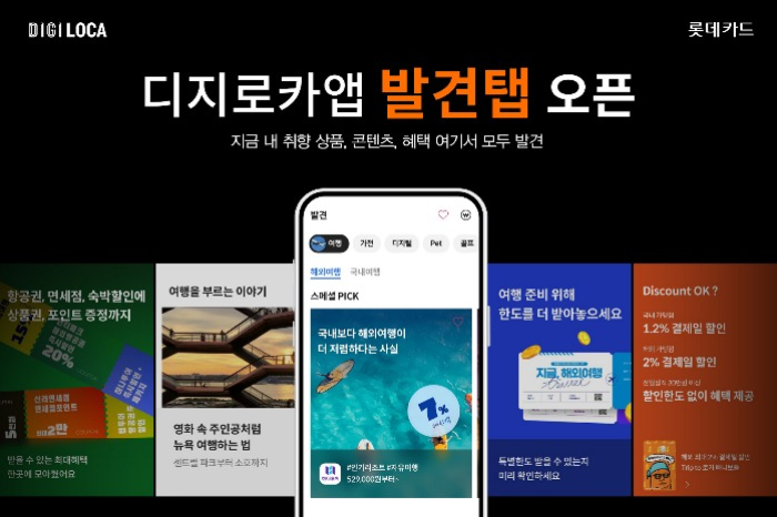 Lotte Card's digital card app designs (Courtesy of Lotte Card)