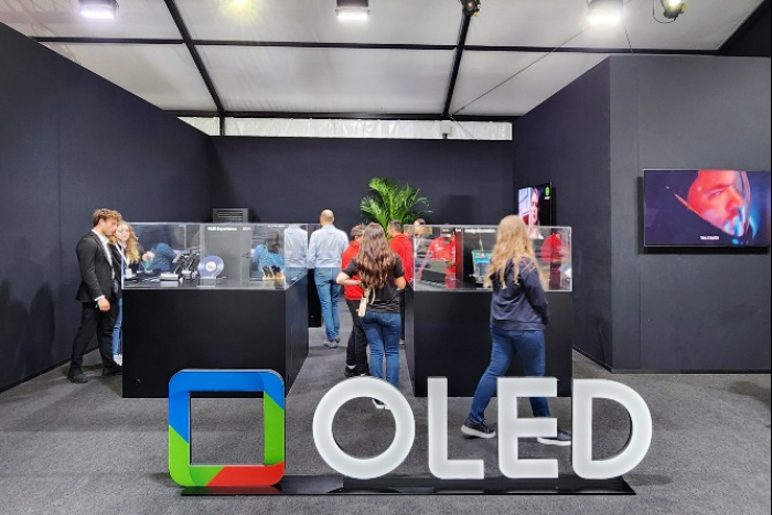 Samsung Display OLED booth at Finali Mondiali 2024 (Courtesy of Samsung Display)