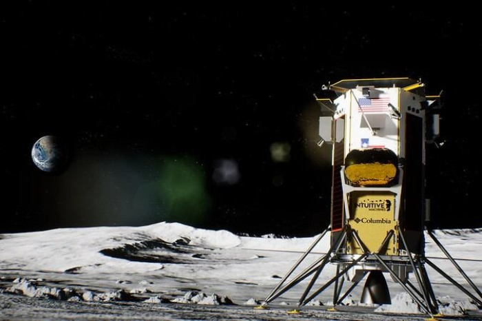 Intuitive Machines' Nova-C class lunar lander (Courtesy of Intuitive Machines)