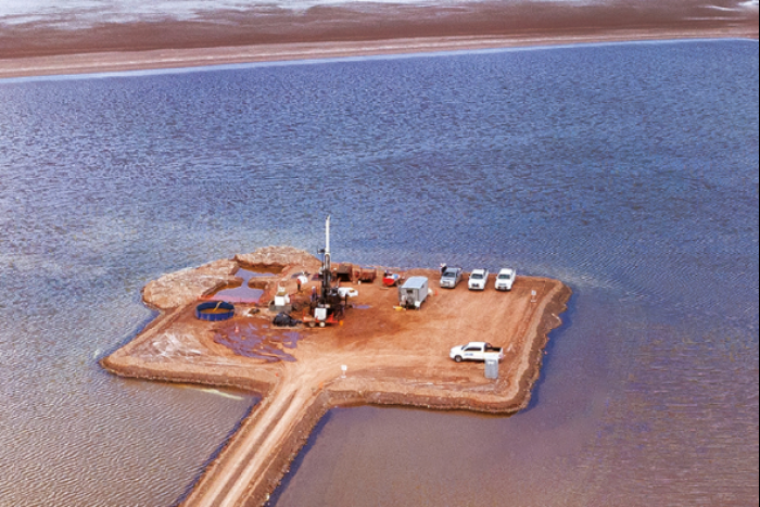 Hombre Muerto salt lake in Argentina (Screenshot captured from POSCO Holdings' website)