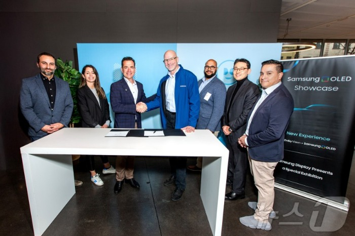 Samsung　Display,　Dolby　to　collaborate　on　automotive　OLEDs