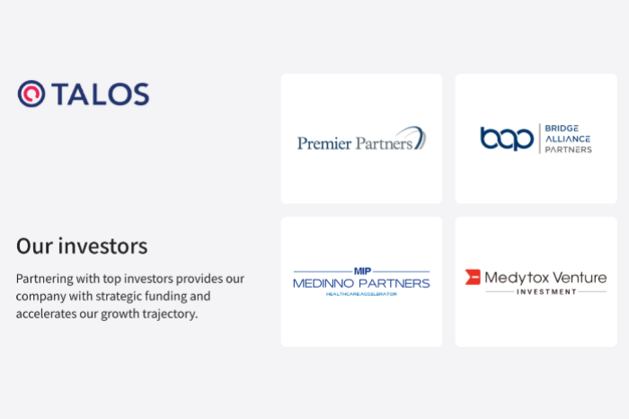 TALOS　investors　(Screenshot　captured　from　TALOS　website) 