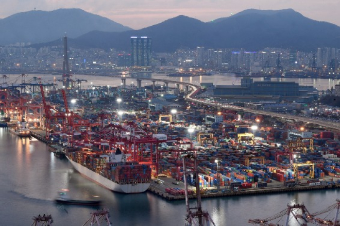 South Korean port of Busan