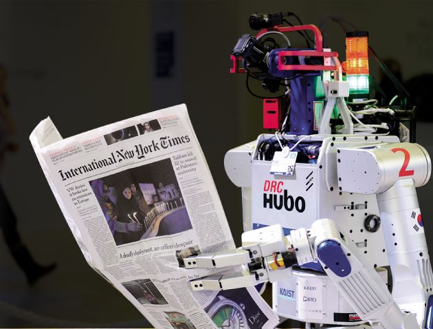 Rainbow　Robotics'　bipedal　humanoid　robot　Hubo