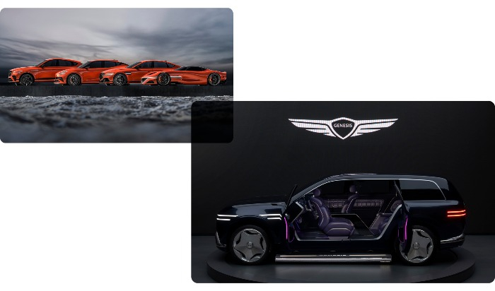 Genesis　cars　(Courtesy　of　Hyundai　Motor　Group) 