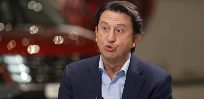 Hyundai Motor CEO José Muñoz during an interview with Bloomberg TV