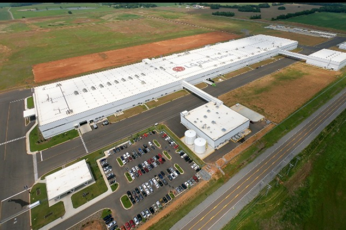 LG Electronics' washing machine and dryer plant in Clarksville, TN (Courtesy of LG Electronics)