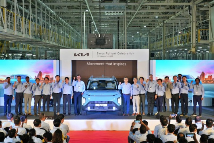 Kia　starts　to　produce　Syros　SUV　in　India　