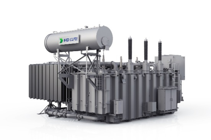 Power　transformer　(Courtesy　of　HD　Hyundai　Electric) 