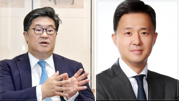 Michael ByungJu Kim (left), co-founder, partner and chairman of MBK Partners and Kyungin David Lee, UBS Global Banking Asia vice chairman