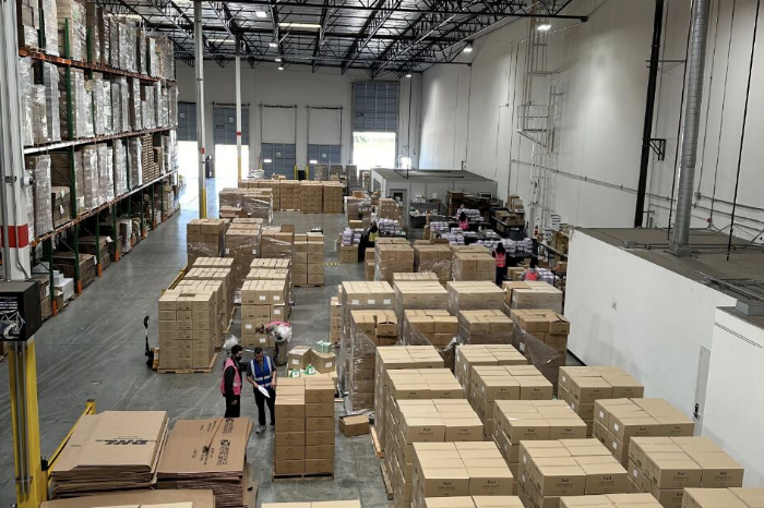 Allsale's fulfillment center in Los Angeles, CA, operated by CTK