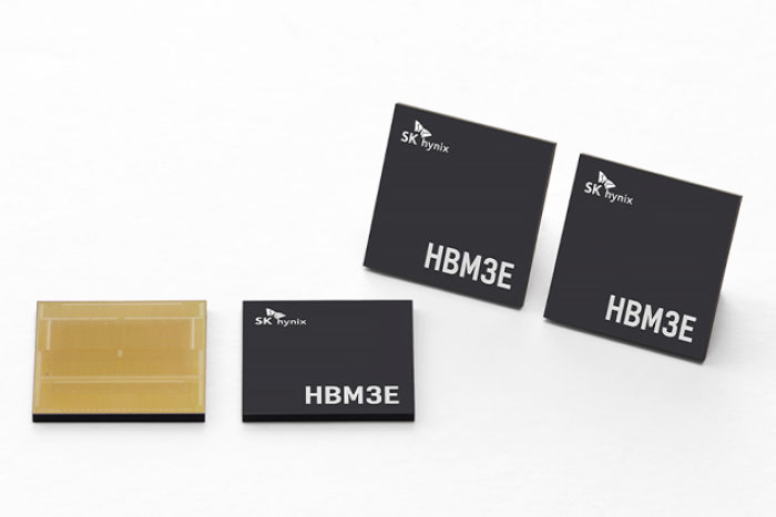 SK　Hynix　commenced　mass　production　of　HBM3E,　a　fifth-generation　HBM　(Courtesy　of　SK　Hynix)