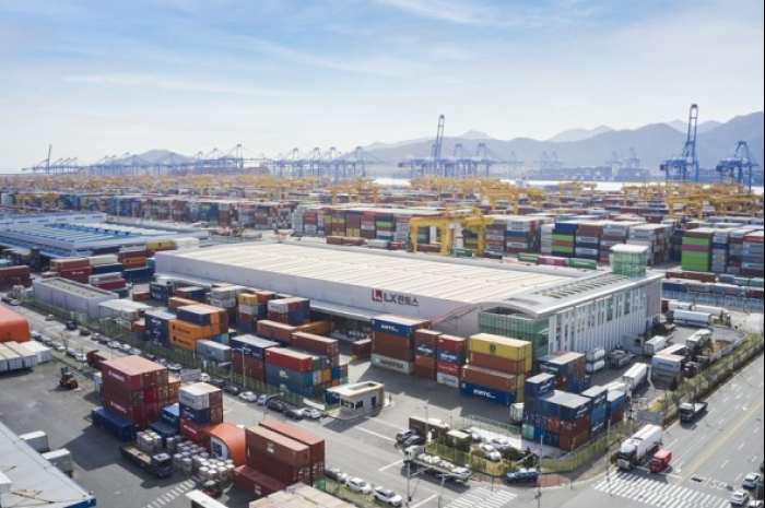 LX Pantos’ logistics center in Busan, South Korea’s biggest port city (File photo by LX Pantos)