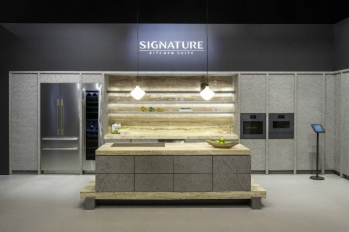 LG's Signature Kitchen Suite showroom (Courtesy of LG Electronics)