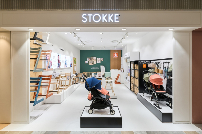 A Stokke store in The Galleria, a department store in Gwanggyo, South Korea